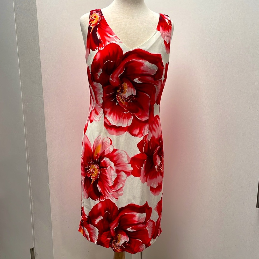MICA FLORAL SLEEVELESS DRESS - Picture 2 of 11